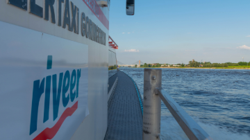 water routes met de boot op de waal
